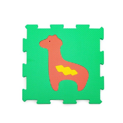 ALFOMBRA PUZLE SAFARI 120X90 VERDE