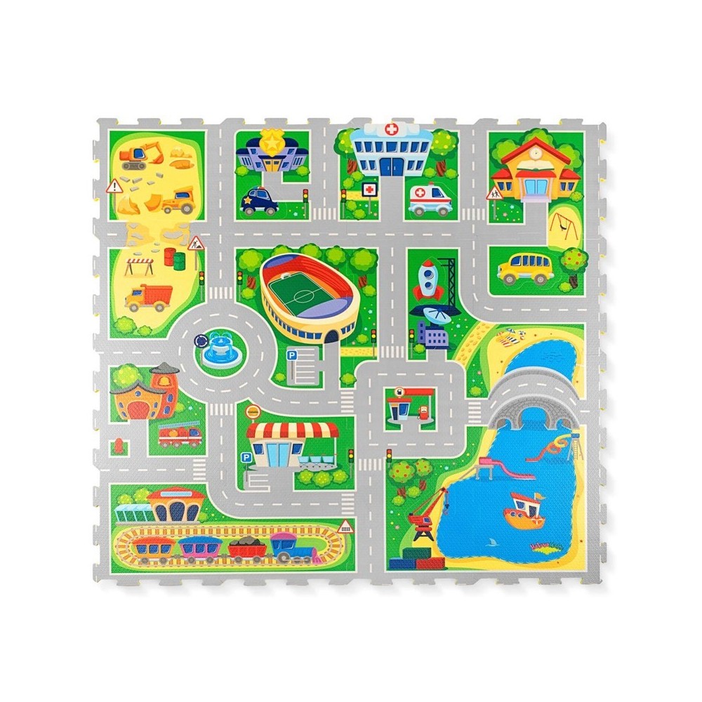 ALFOMBRA PUZLE CARRETE 120X120