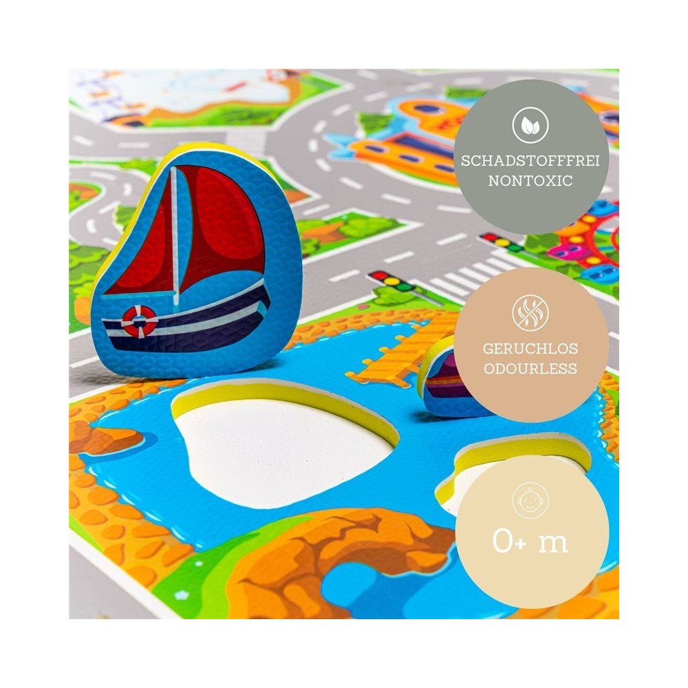 ALFOMBRA PUZLE CARRETE 120X120