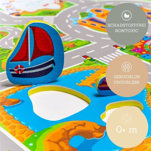 ALFOMBRA PUZLE CARRETE 120X120