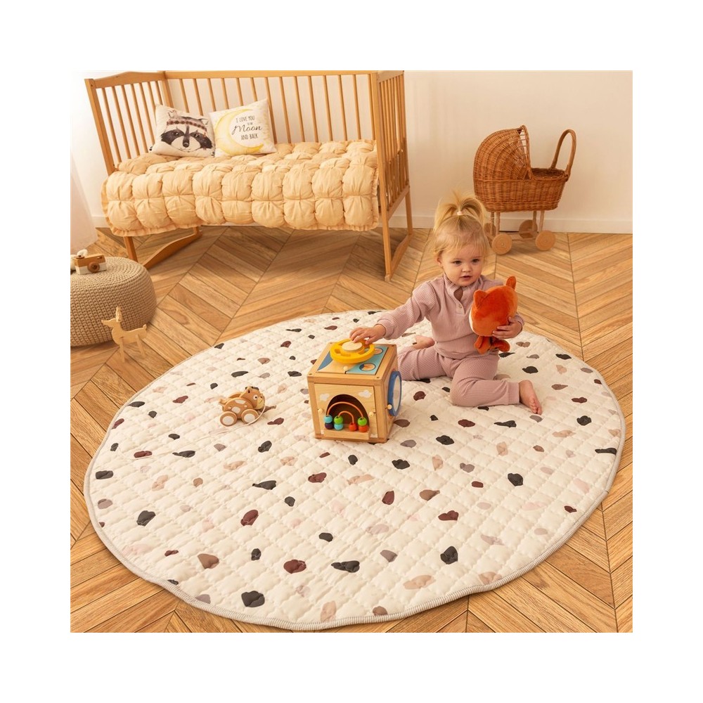 ALFOMBRA ACOLCHADA REDONDA