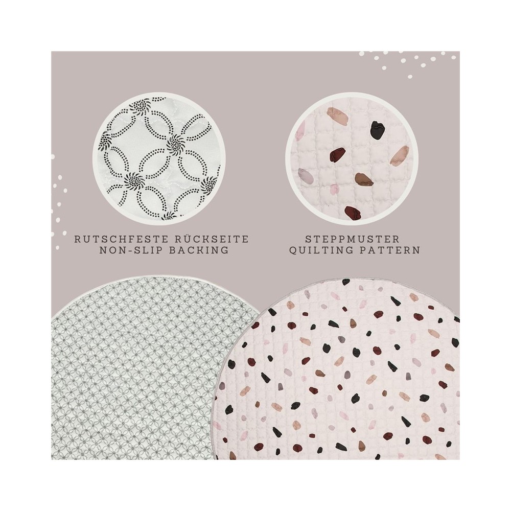 ALFOMBRA ACOLCHADA REDONDA