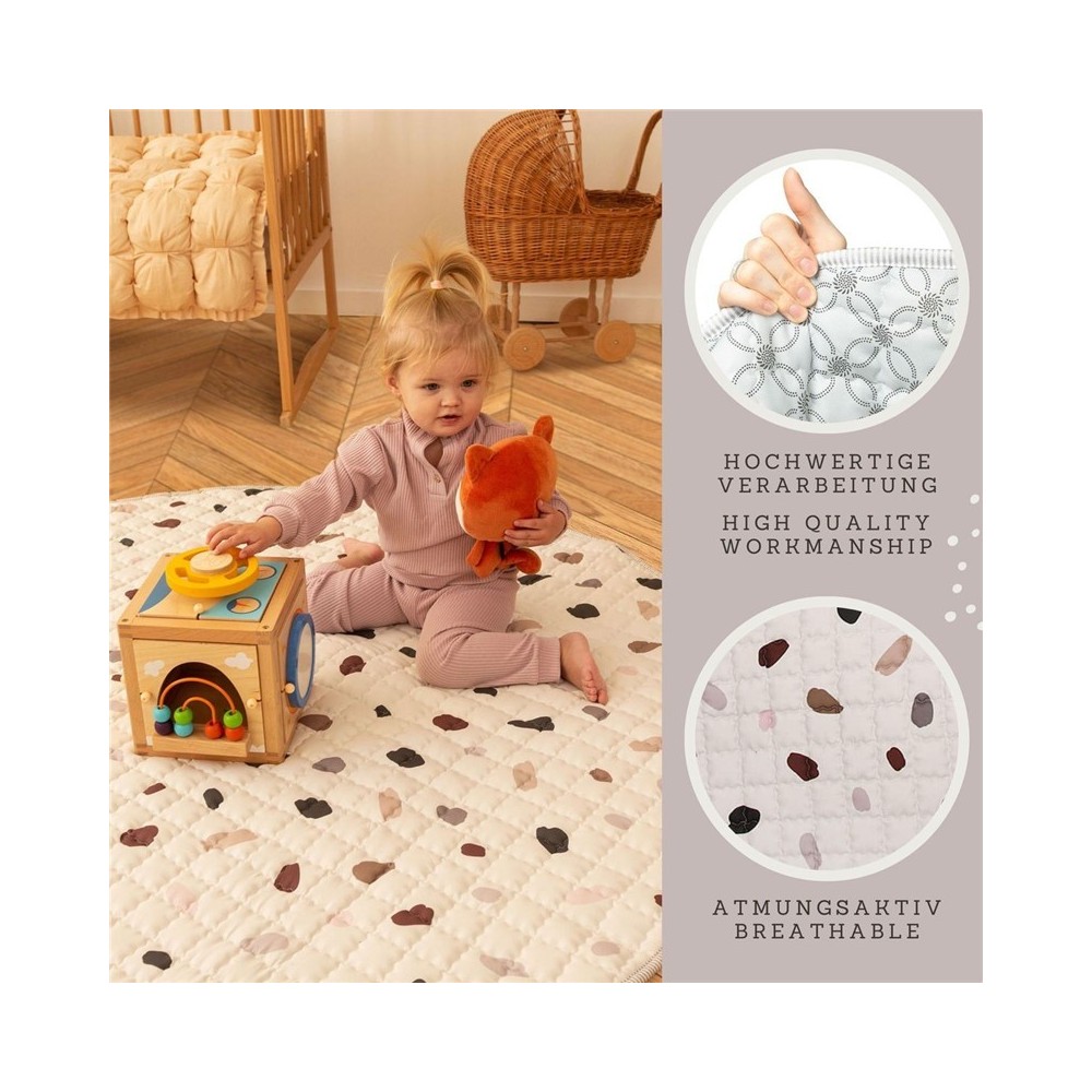 ALFOMBRA ACOLCHADA REDONDA