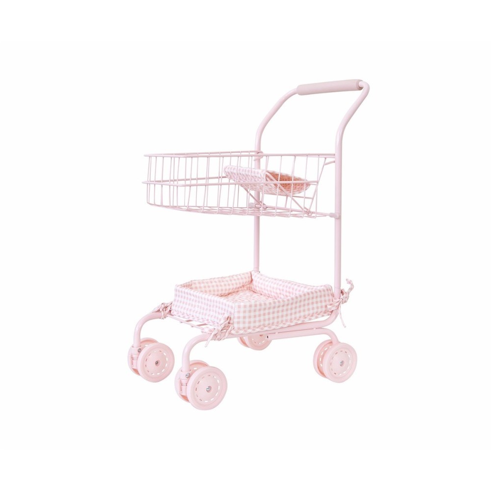 CARRITO DE LA COMPRA VICHY ROSA CLARO
