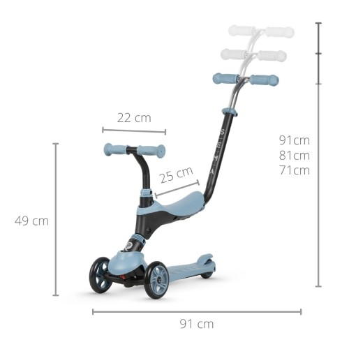 3 EN 1 SCOOTER SEMA AZUL