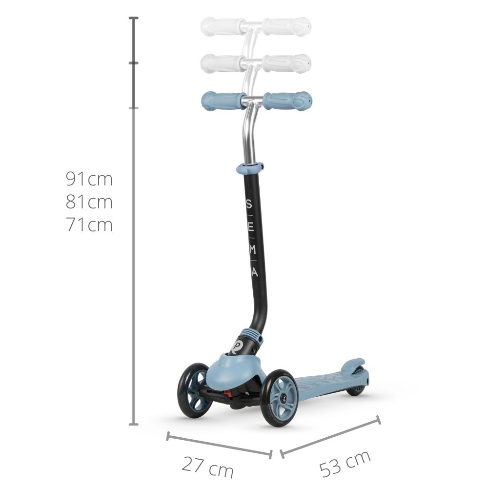 3 EN 1 SCOOTER SEMA AZUL