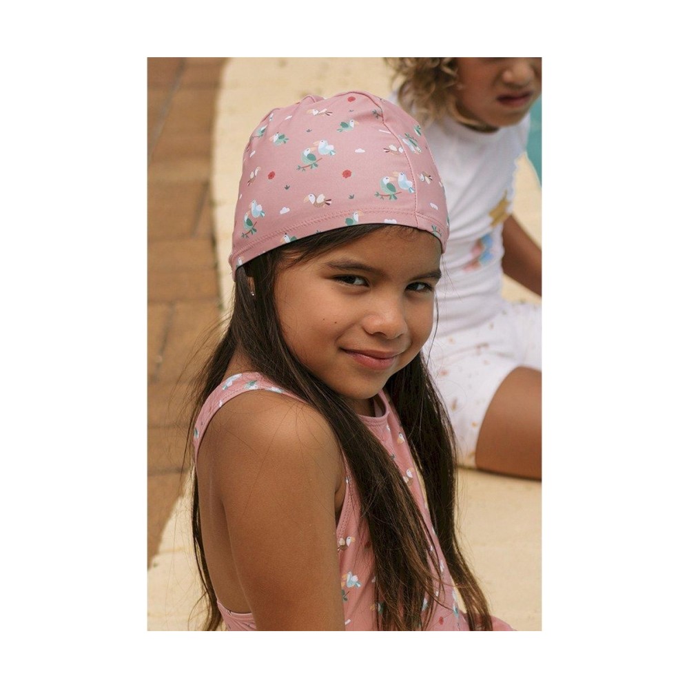 GORRO NATACION INFANTIL ROSA OSC