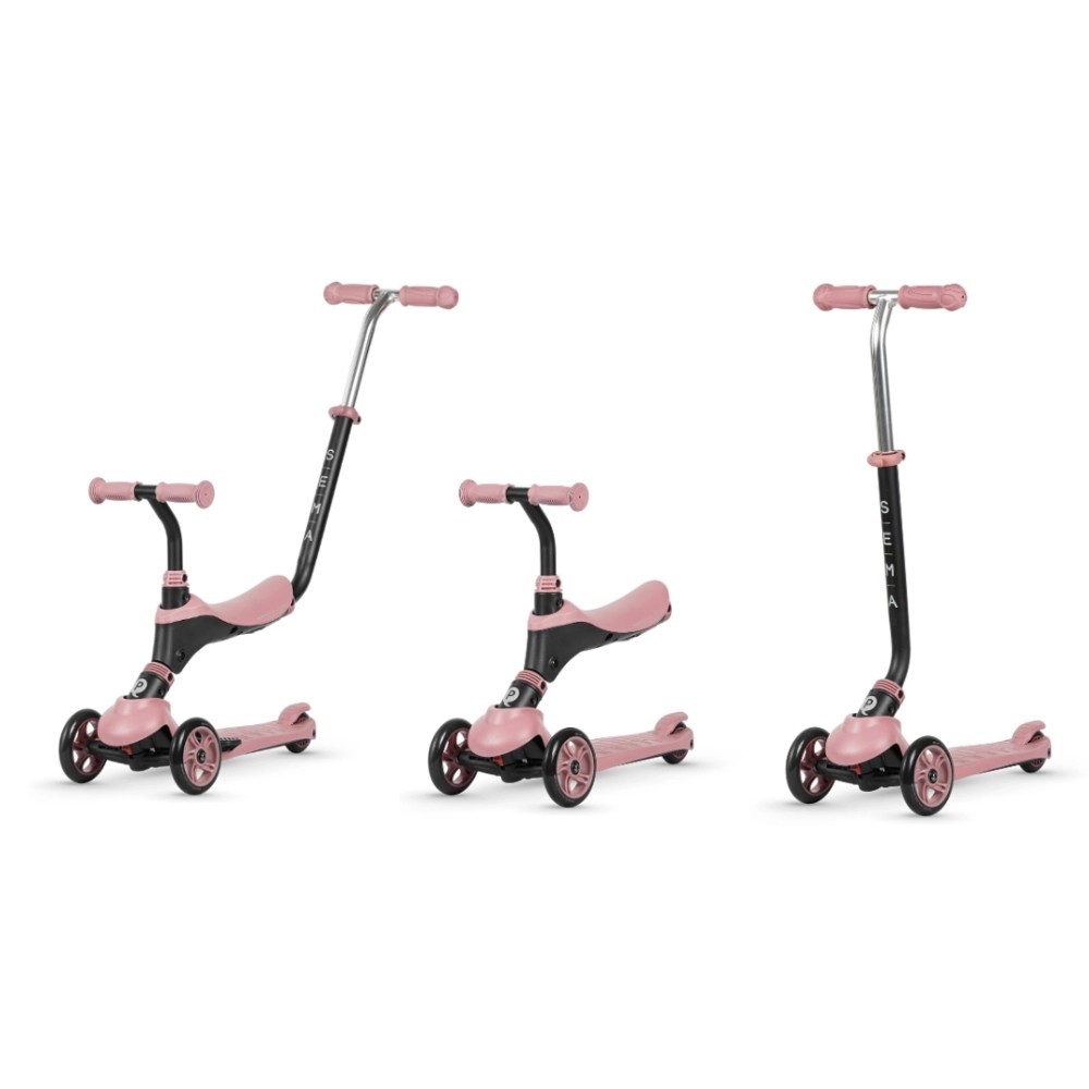3 EN 1 SCOOTER SEMA ROSA CLARO