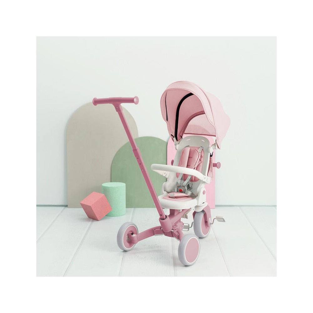 TRICICLO MULTIFUNCIONAL EVOL ROSA