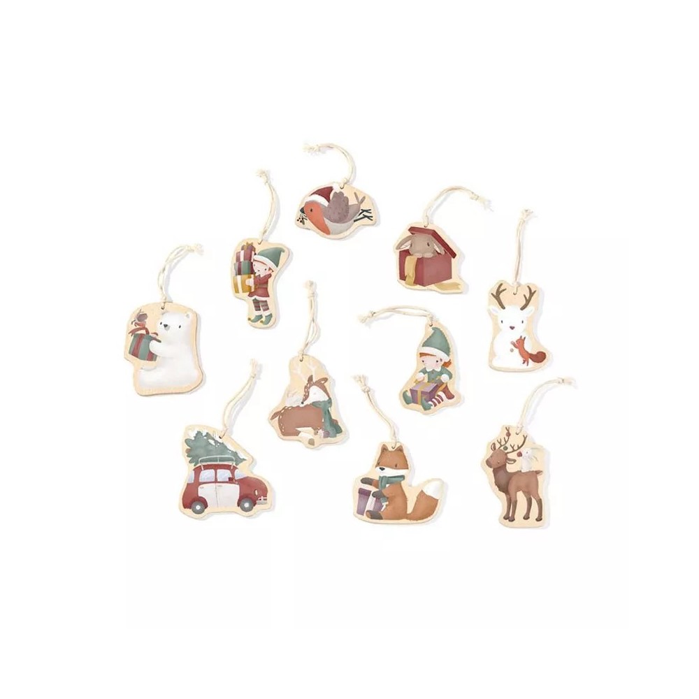 DECORACION NAVIDAD COLGANTE MADERA