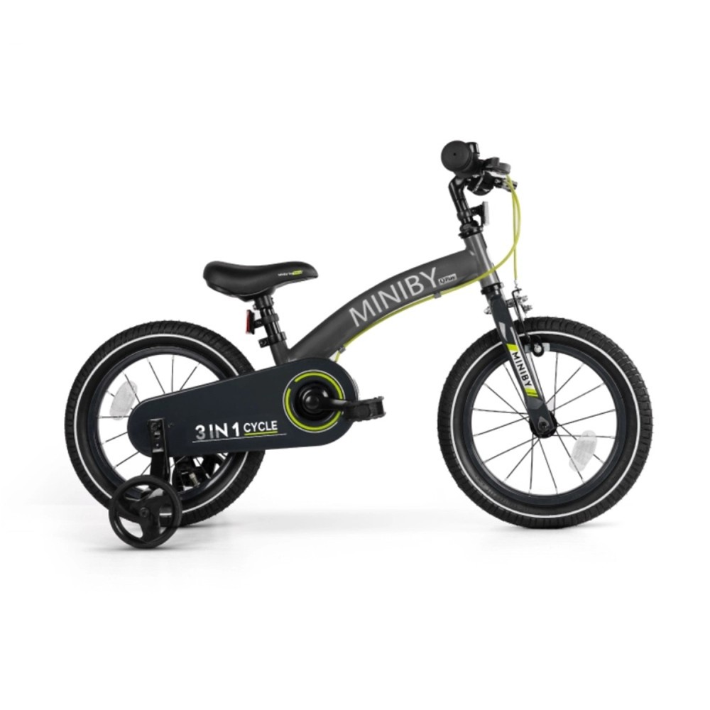 BICICLETA QPLAY MINIBY 3 IN 1 BEIG