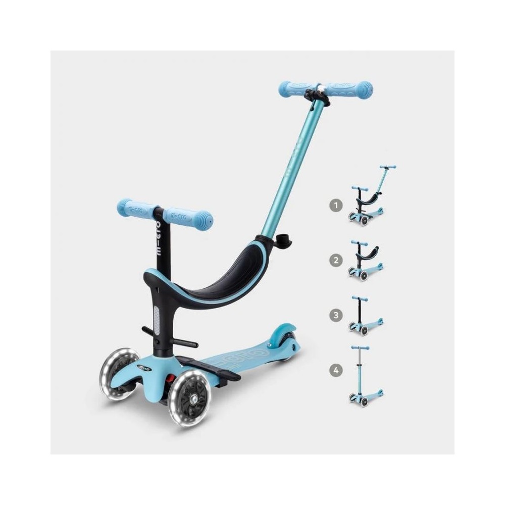 PATINETA MICRO MINI 4 IN 1 AZUL