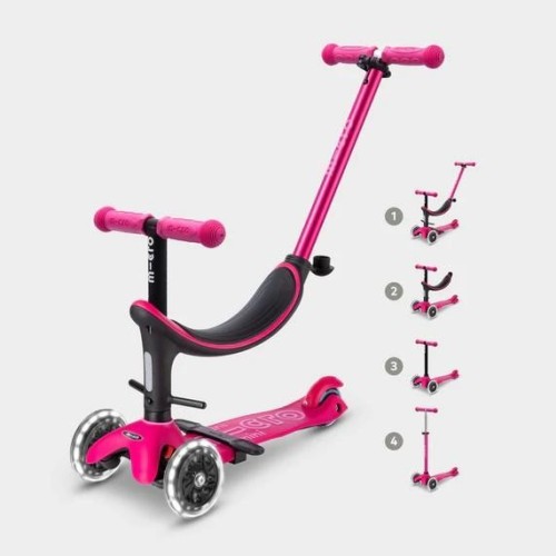 PATINETA MICRO MINI 4 IN 1 ROSA