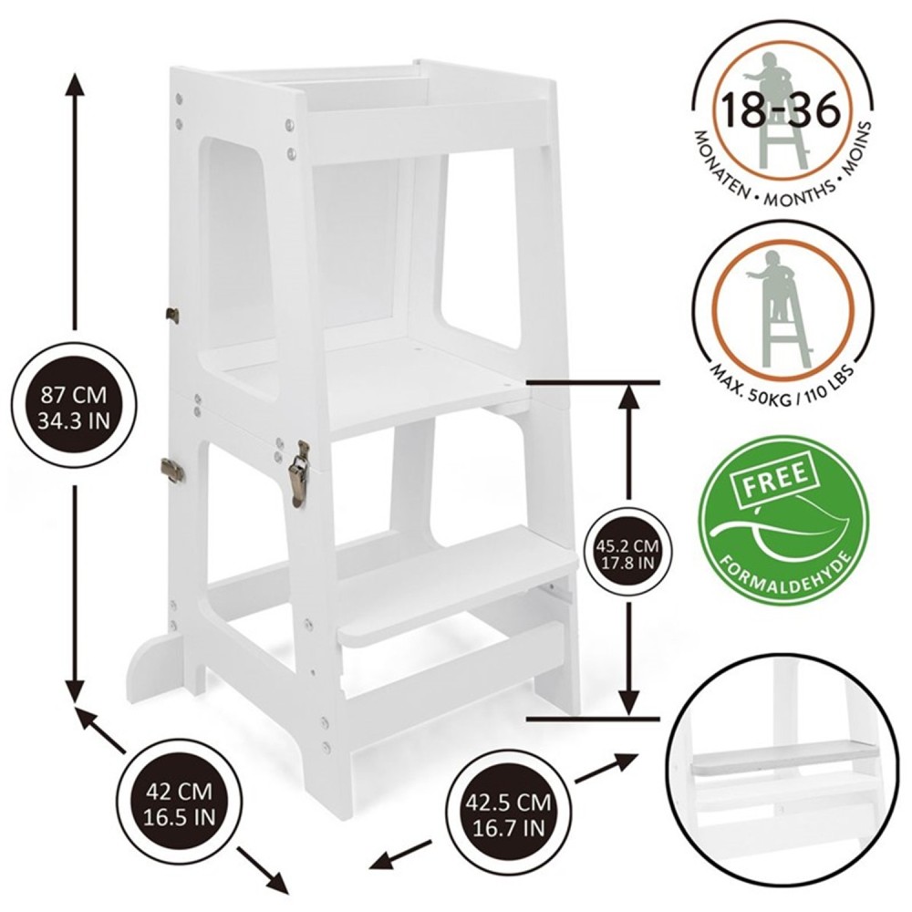 TORRE 3X1 APREND Y MESA BL  BLANCO