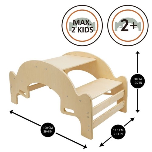 ROCK AND GROW ARCO Y MESA MADERA