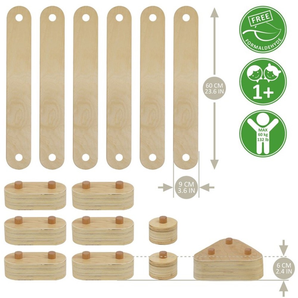 SET CIRCUITO DE EQUILIBRIO MADERA