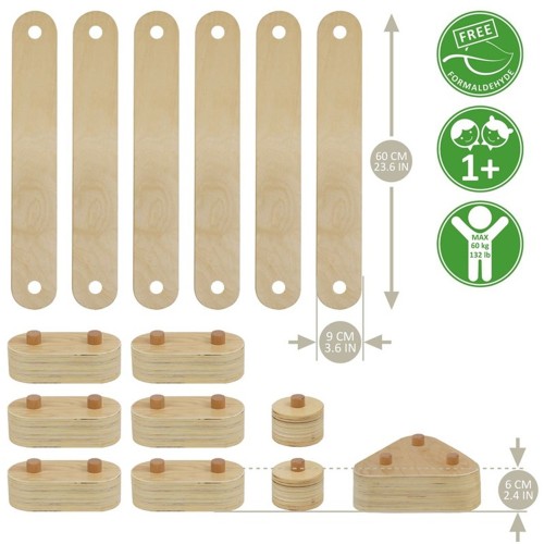 SET CIRCUITO DE EQUILIBRIO MADERA