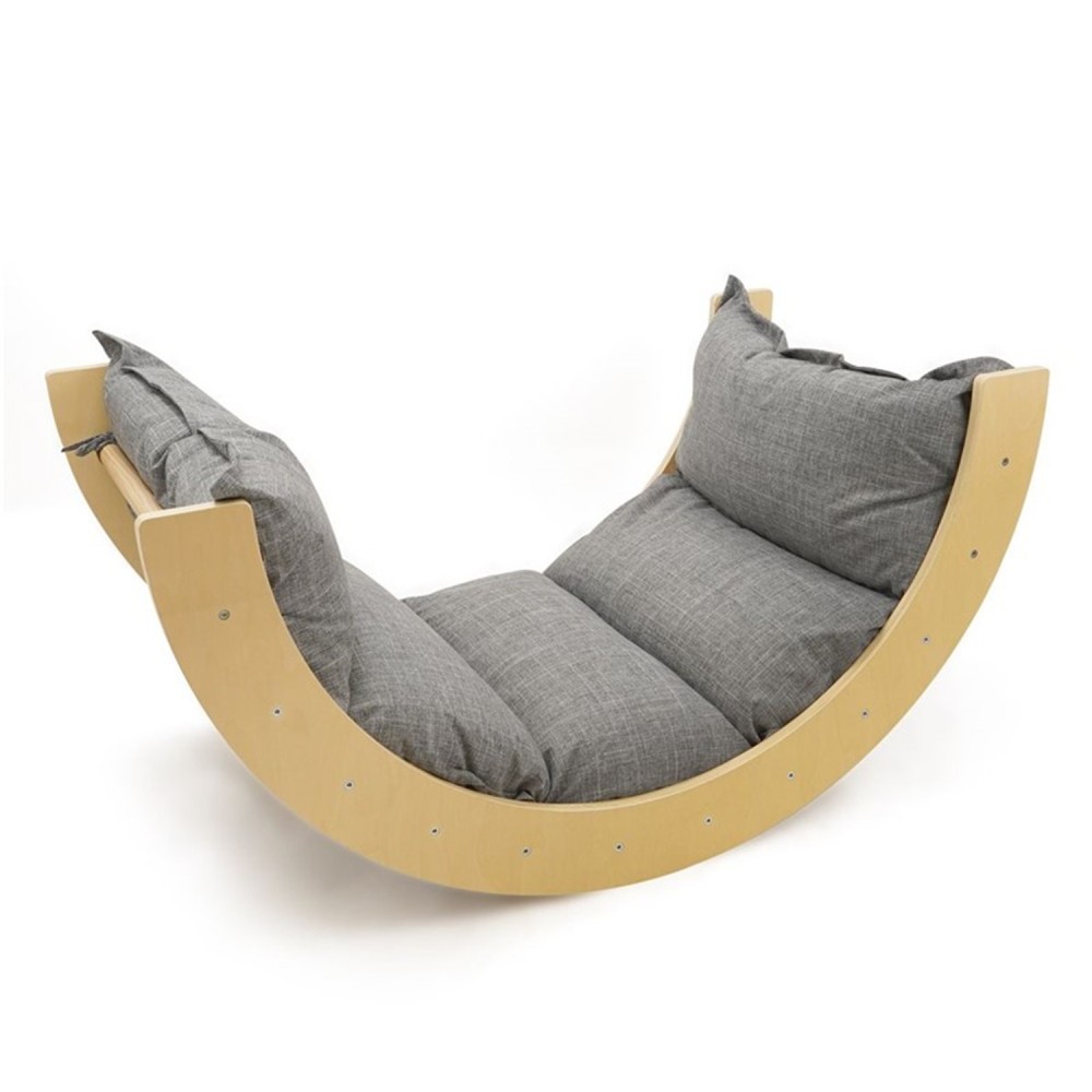 COLCHON BALANCIN JUNGLE MONTES GRIS