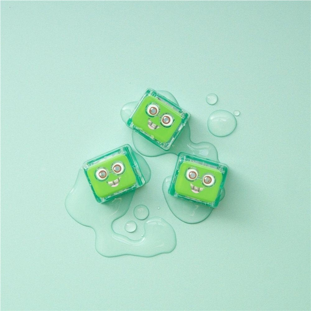 CUBOS LUZ SET 4 GLOPALS VERDE