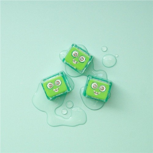 CUBOS LUZ SET 4 GLOPALS VERDE