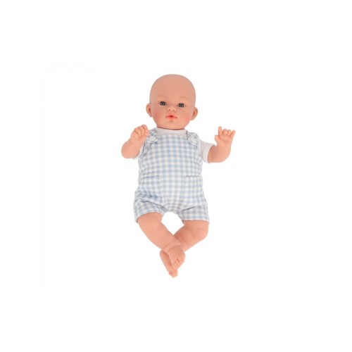 MUÑECO MATEO CON PETO AZUL