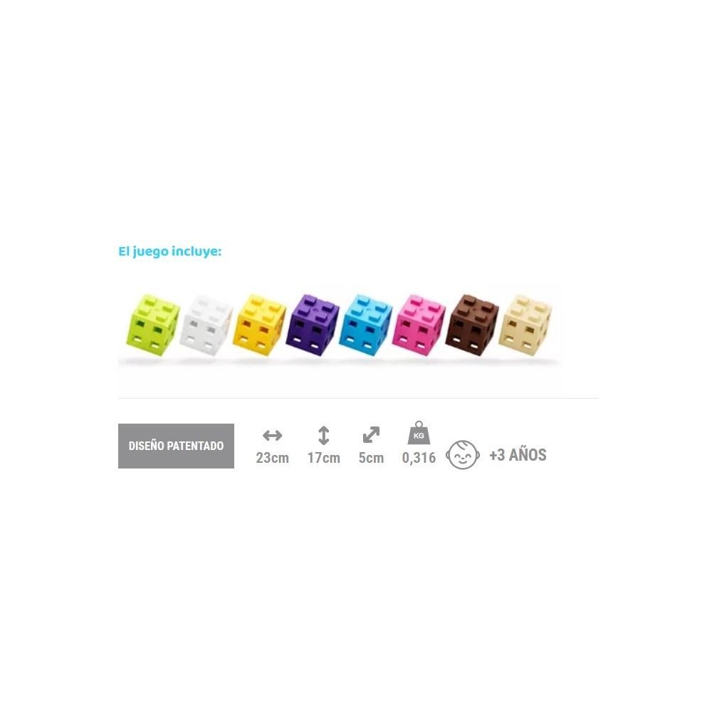 MELI CUBE PASTEL 50 PCS