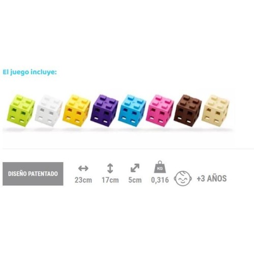 MELI CUBE PASTEL 50 PCS