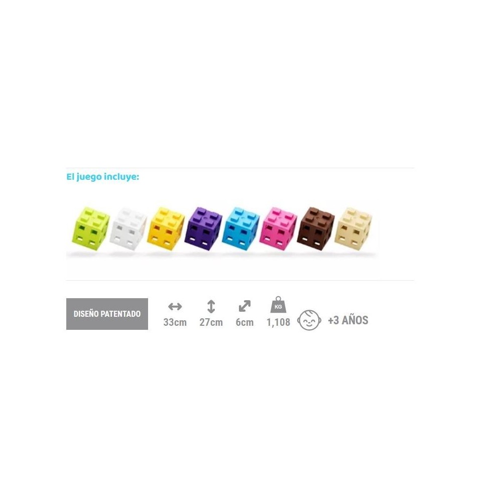 MELI CUBE  PASTEL 200 PICS