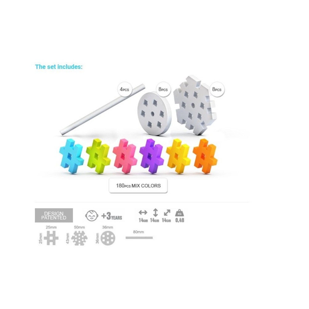 MELI BASIC CONSTRUCTOR 200 PIEZAS