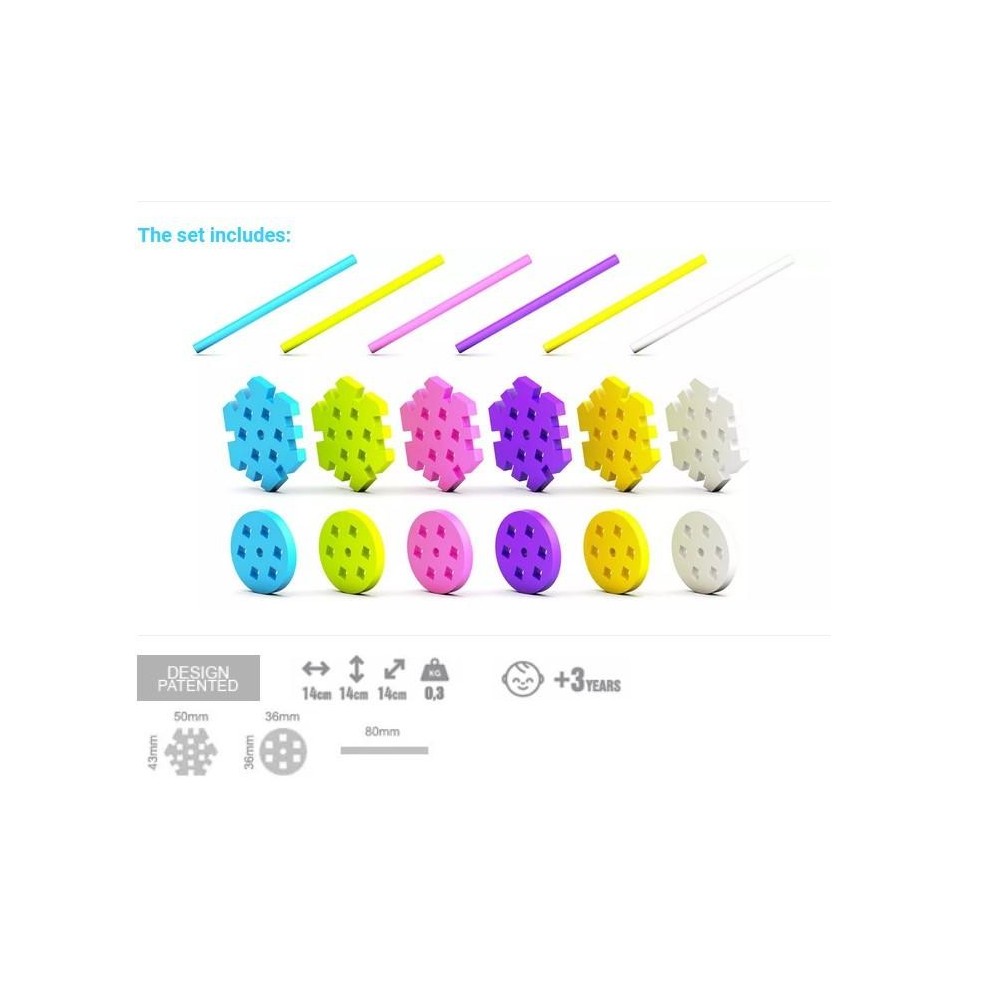 MELI BASIC CONSTRUCTOR  PASTEL SET 60 2