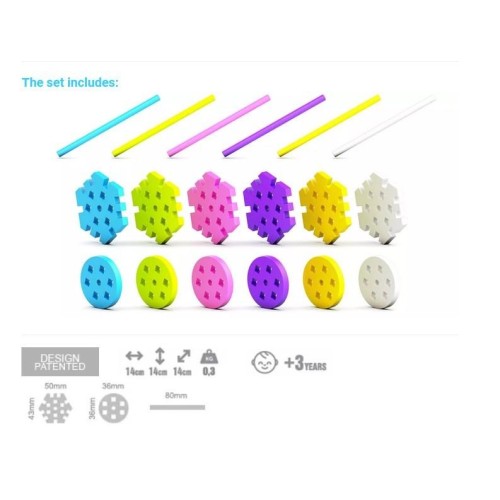 MELI BASIC CONSTRUCTOR  PASTEL SET 60