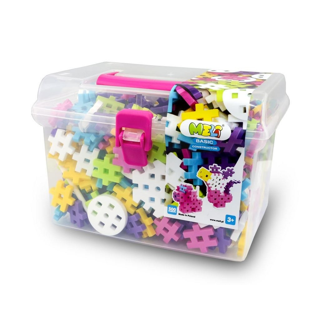 MELI BASIC CONSTRUCTOR PASTEL  500 PCS