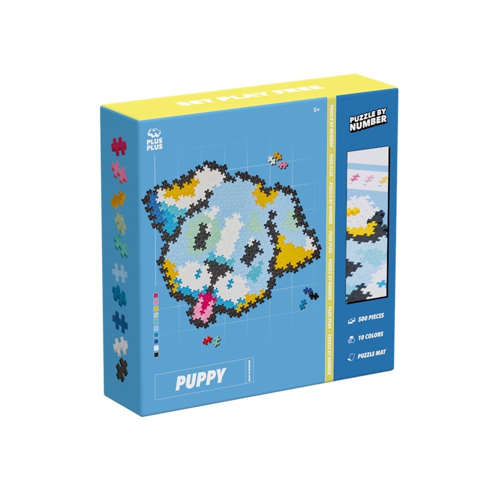 PUZLE BY NUMER: CACHORRO