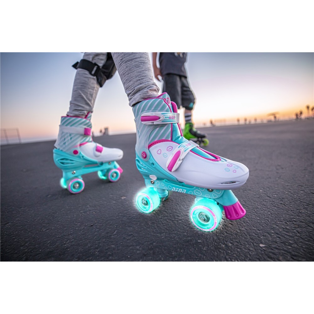 PATINES COMBO NEON 30-34 TURQUESA