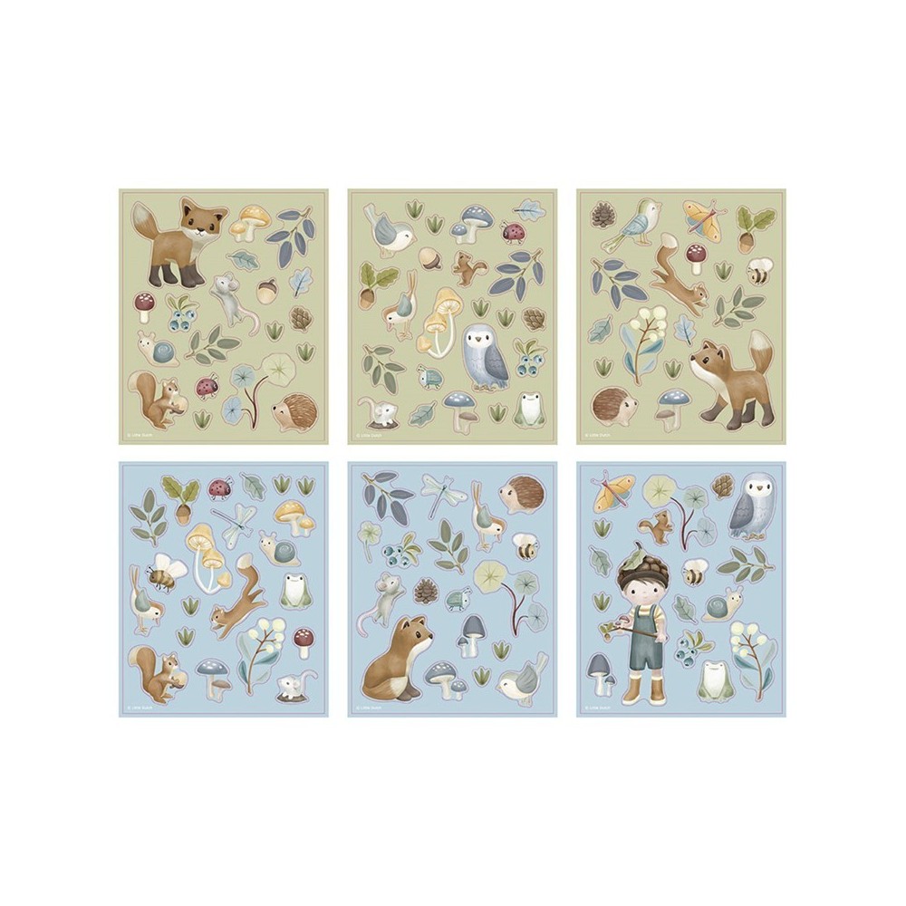 LIBRO PEGATINAS LITTLE FOREST FRIENDS 2