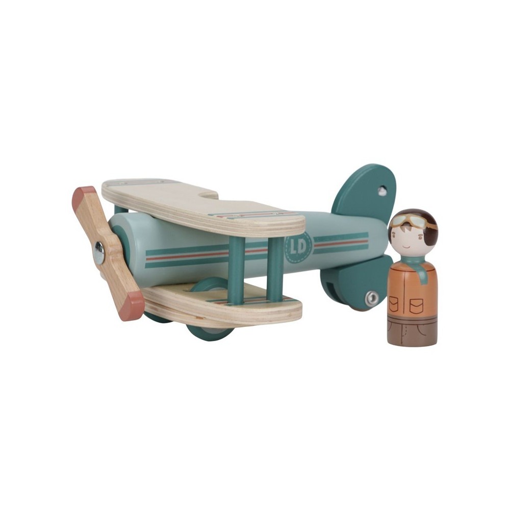 AVION DE MADERA FSC LITTLE BEIG