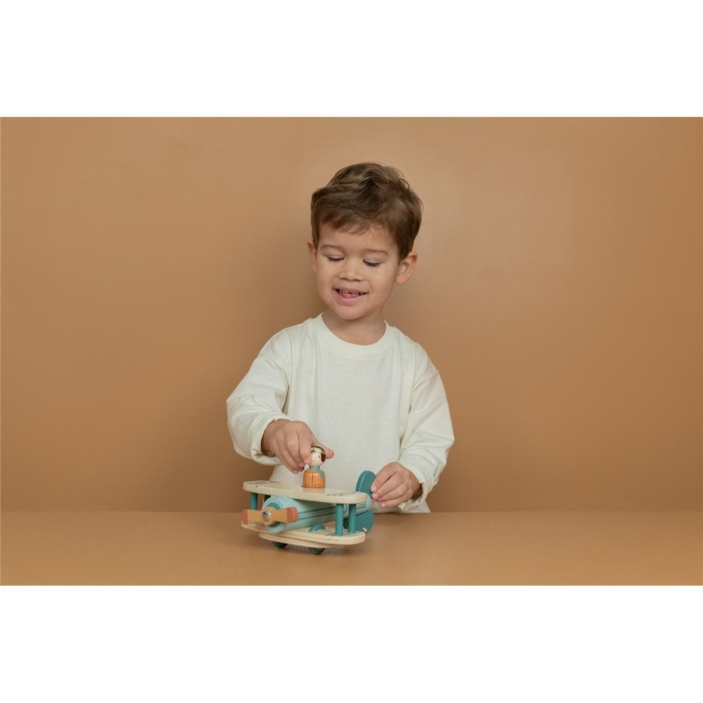 AVION DE MADERA FSC LITTLE BEIG