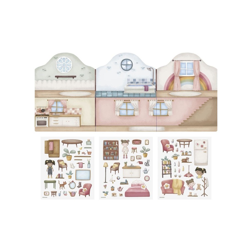 LIBRO PEGATINAS CREA HOUSE 2