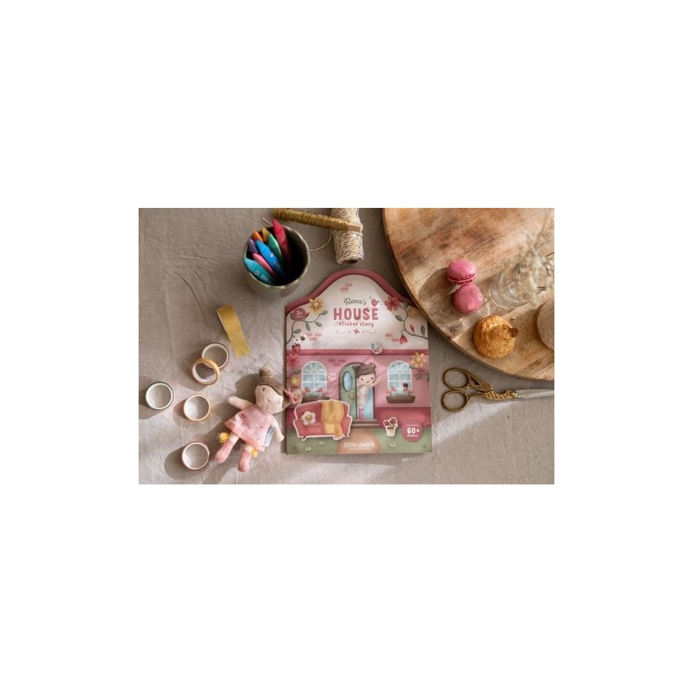 LIBRO PEGATINAS CREA HOUSE