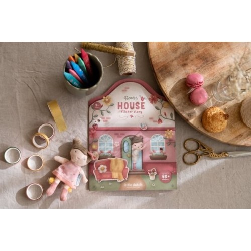 LIBRO PEGATINAS CREA HOUSE