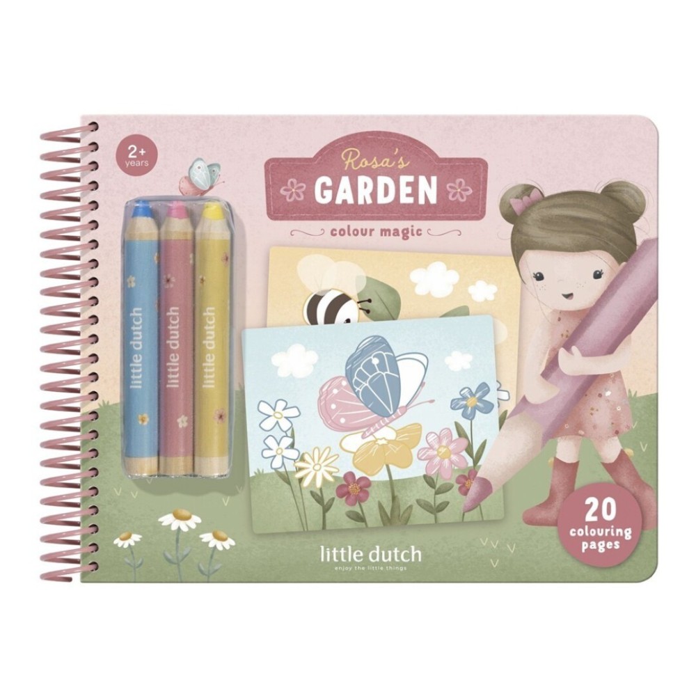 LIBRO MAGICO JARDIN DE ROSA