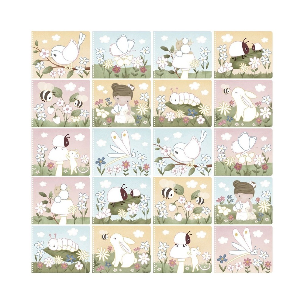 LIBRO MAGICO JARDIN DE ROSA