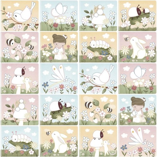 LIBRO MAGICO JARDIN DE ROSA