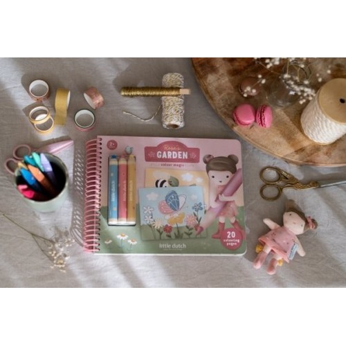 LIBRO MAGICO JARDIN DE ROSA