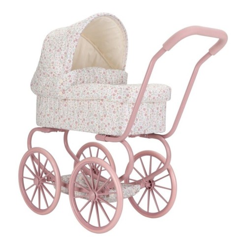CARRITO MUÑECA METAL FLORAL
