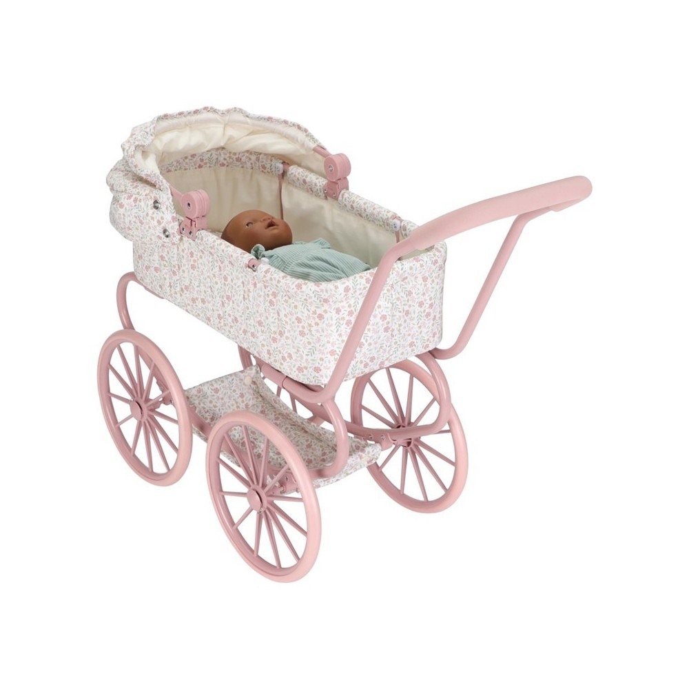 CARRITO MUÑECA METAL FLORAL