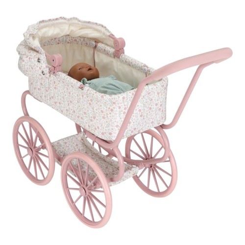 CARRITO MUÑECA METAL FLORAL