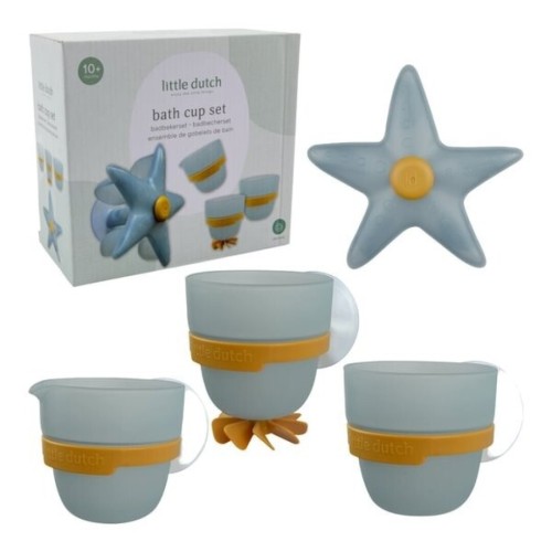 JUEGO BAÑERA TAZAS Y ESTRELLA