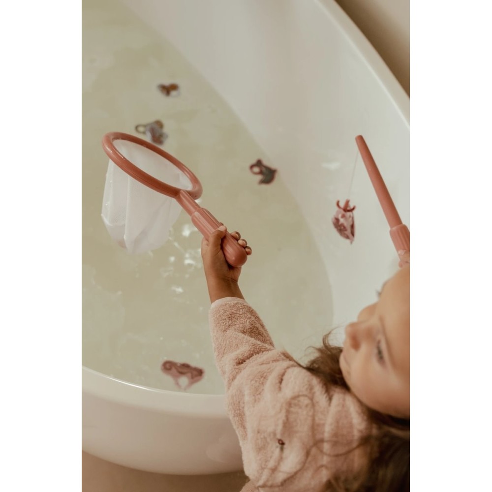 JUEGO DE PESCA BAÑERA ROSA LIT