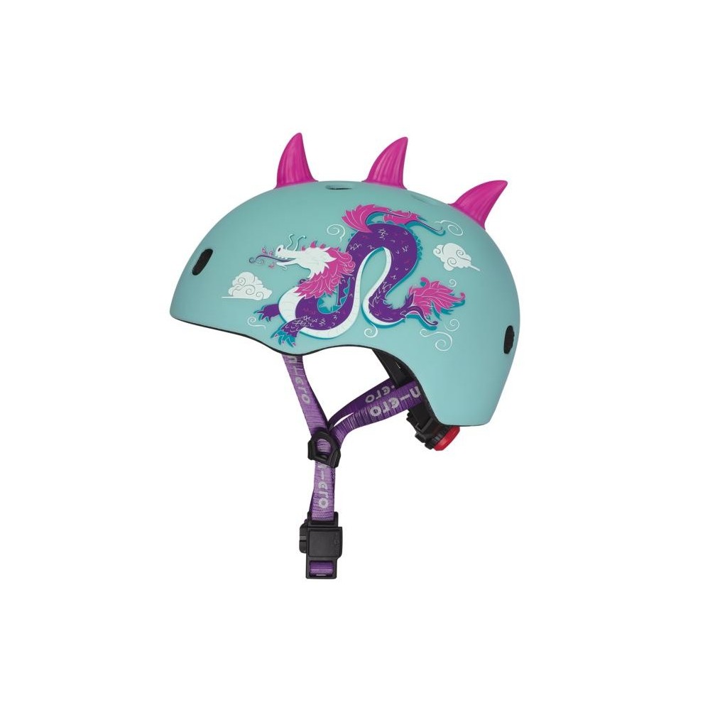 CASCO DRAGON 3D TURQUESA